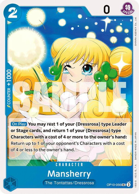 Mansherry - Royal Blood One Piece trading card
