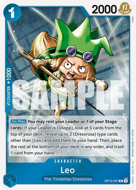 Leo - Royal Blood One Piece trading card