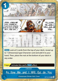 Fo...llow...Me...and...I...Will...Gui...de...You - Royal Blood (OP10) #OP10-059 - Rare One Piece Trading Card