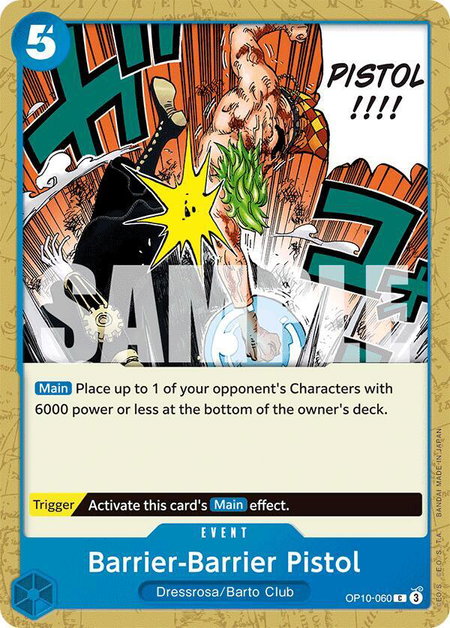 Barrier-Barrier Pistol - Royal Blood One Piece trading card