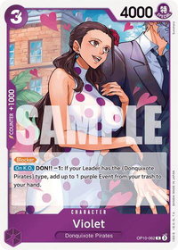 Violet - Royal Blood (OP10) #OP10-062 - Rare One Piece Trading Card