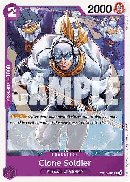 Clone Soldier - Royal Blood One Piece trading card