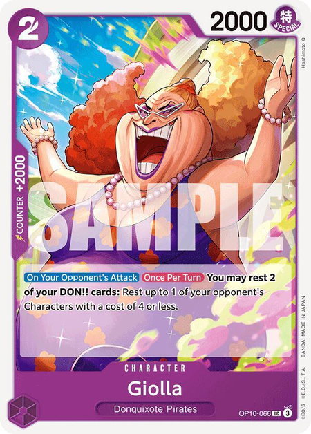 Giolla - Royal Blood One Piece trading card