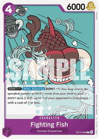 Fighting Fish - Royal Blood (OP10) #OP10-069 - Common One Piece Trading Card
