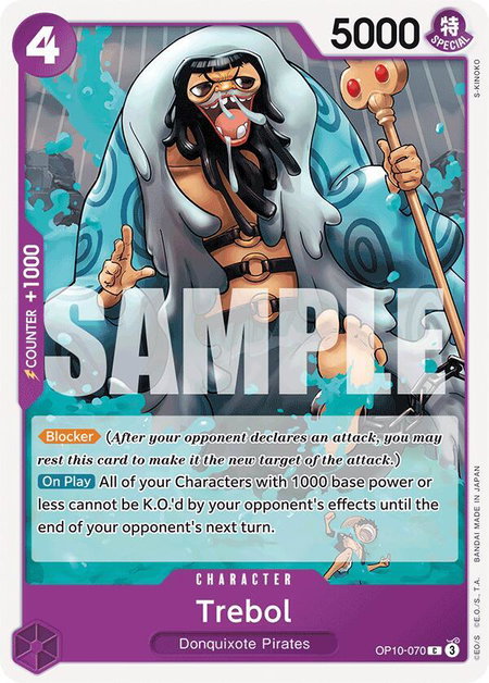 Trebol - Royal Blood One Piece trading card