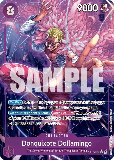 Donquixote Doflamingo (Parallel) - Royal Blood One Piece trading card