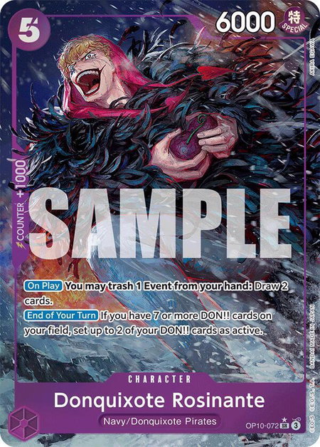 Donquixote Rosinante (Parallel) - Royal Blood One Piece trading card