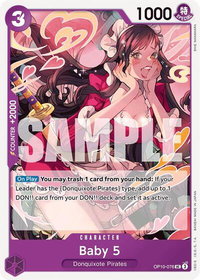 Baby 5 - Royal Blood (OP10) #OP10-076 - Uncommon One Piece Trading Card