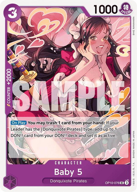 Baby 5 - Royal Blood One Piece trading card