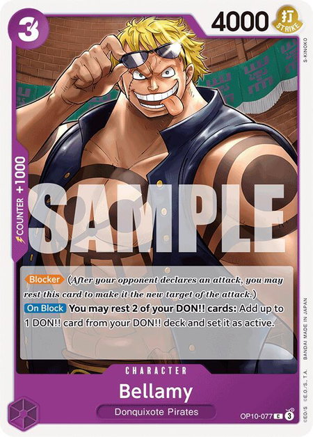 Bellamy - Royal Blood One Piece trading card