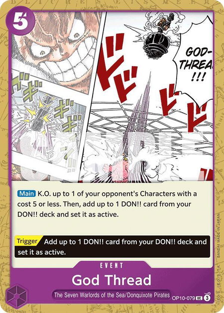 God Thread - Royal Blood One Piece trading card
