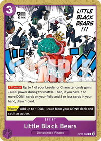 Little Black Bears - Royal Blood (OP10) #OP10-080 - Common One Piece Trading Card