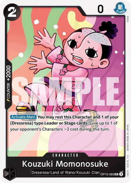 Kouzuki Momonosuke (083) - Royal Blood One Piece trading card
