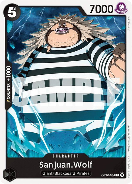 Sanjuan.Wolf - Royal Blood One Piece trading card