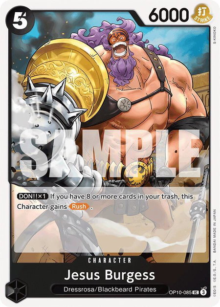 Jesus Burgess - Royal Blood One Piece trading card