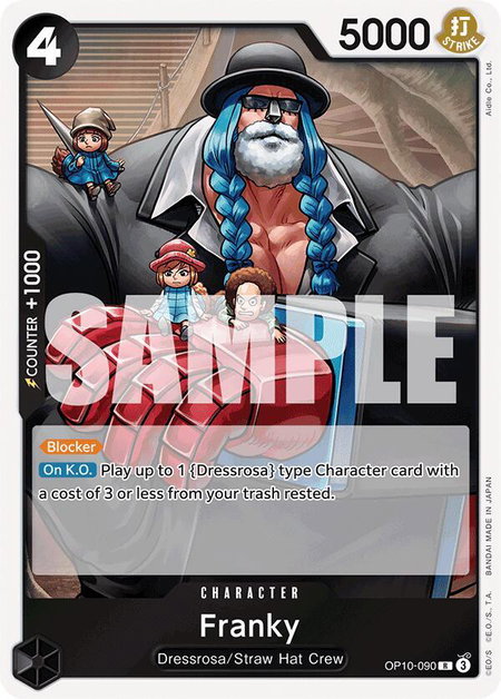 Franky (090) - Royal Blood One Piece trading card