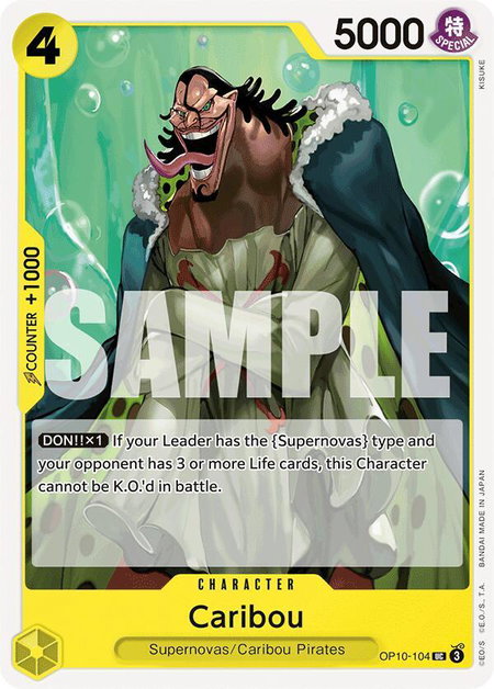 Caribou - Royal Blood One Piece trading card