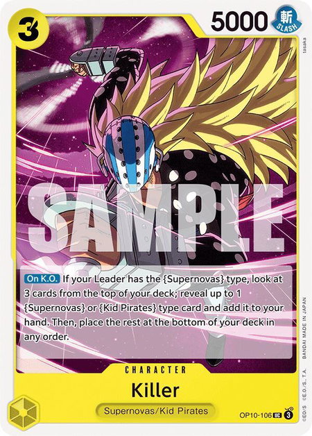 Killer - Royal Blood One Piece trading card