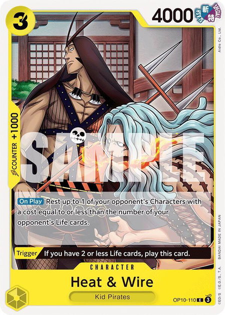 Heat & Wire - Royal Blood One Piece trading card
