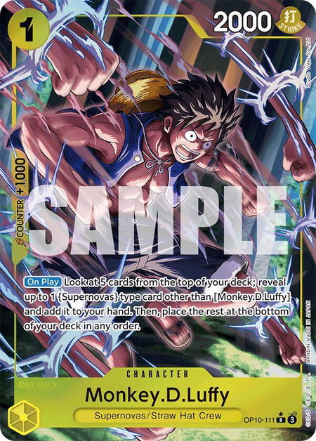 Monkey.D.Luffy (111) (Parallel) - Royal Blood One Piece trading card