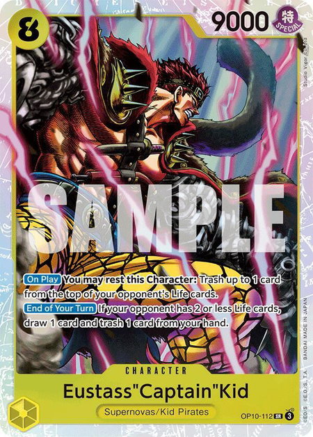 Eustass"Captain"Kid (112) - Royal Blood One Piece trading card