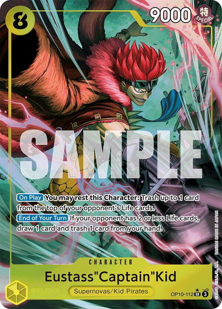 Eustass"Captain"Kid (112) (Parallel) - Royal Blood One Piece trading card