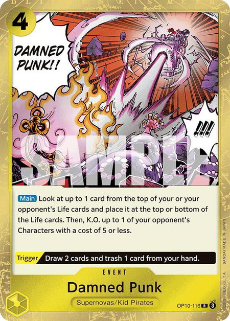 Damned Punk - Royal Blood One Piece trading card