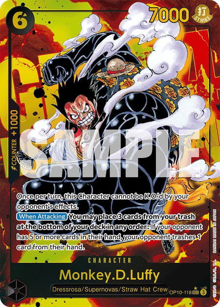 Monkey.D.Luffy (118) (Parallel) - Royal Blood One Piece trading card