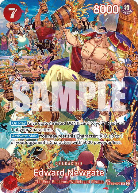 Edward.Newgate (SP) - Royal Blood One Piece trading card