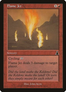 Flame Jet - Urza's Destiny (UDS) #81 - Common Magic: The Gathering Trading Card