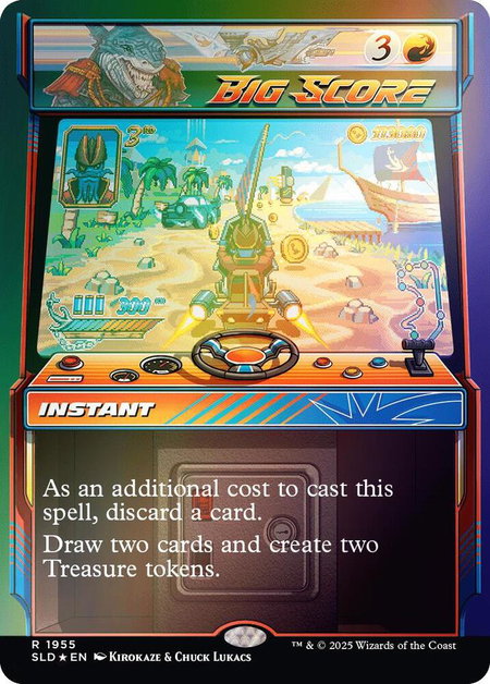 Big Score (1955) (Rainbow Foil) - Secret Lair Drop Series Magic: The Gathering trading card