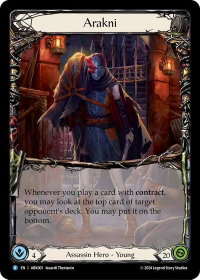 Arakni - Blitz Deck: The Hunted - Arakni  #ARK001 - Marvel Flesh and Blood Trading Card