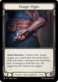 Danger Digits - Blitz Deck: The Hunted - Arakni  #ARK005 - Common Flesh and Blood Trading Card