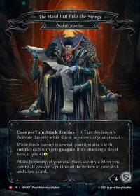 The Hand that Pulls the Strings - Blitz Deck: The Hunted - Arakni  #ARK007 - Majestic Flesh and Blood Trading Card