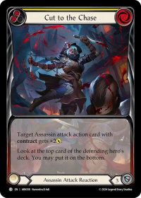 Cut to the Chase (Yellow) (Extended Art) - Blitz Deck: The Hunted - Arakni  #ARK018 - Common Flesh and Blood Trading Card