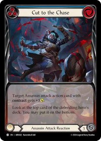 Cut to the Chase (Blue) (Extended Art) - Blitz Deck: The Hunted - Arakni  #ARK022 - Common Flesh and Blood Trading Card