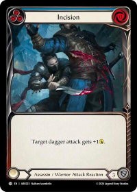 Incision (Blue) - Blitz Deck: The Hunted - Arakni  #ARK023 - Common Flesh and Blood Trading Card