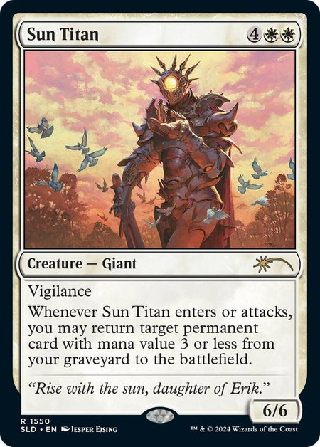 Sun Titan - Secret Lair Drop Series Magic: The Gathering trading card