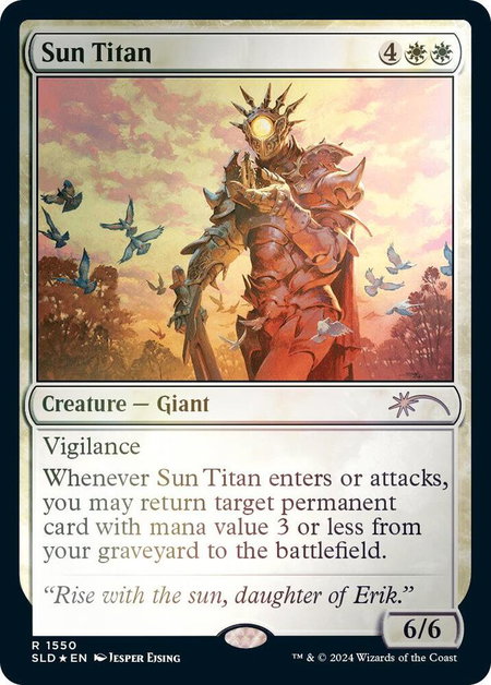 Sun Titan (Rainbow Foil) - Secret Lair Drop Series Magic: The Gathering trading card