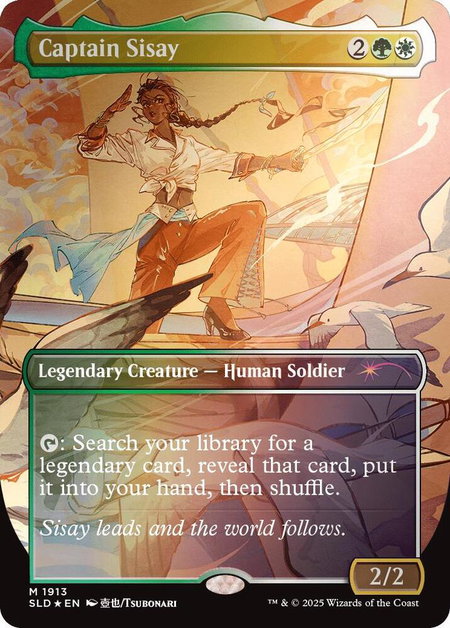 Captain Sisay (1913) (Rainbow Foil) - Secret Lair Drop Series Magic: The Gathering trading card