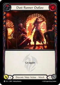 Dust Runner Outlaw (Red) - Blitz Deck: The Hunted - Cindra  #CIN011 - Common Flesh and Blood Trading Card