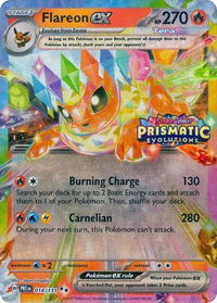 Flareon ex - 014/131 (Prismatic Evolutions Stamp) - Miscellaneous Cards & Products (MCAP) #014/131 - Promo Pokémon Trading Card