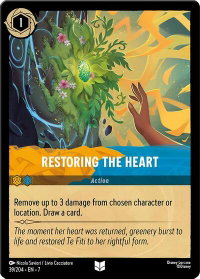 Restoring the Heart - Archazia's Island (7) #39/204 - Uncommon Disney Lorcana Trading Card