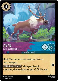 Sven - Keen-Eyed Reindeer - Archazia's Island (7) #65/204 - Uncommon Disney Lorcana Trading Card