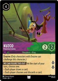 Kuzco - Panicked Llama - Archazia's Island (7) #71/204 - Uncommon Disney Lorcana Trading Card