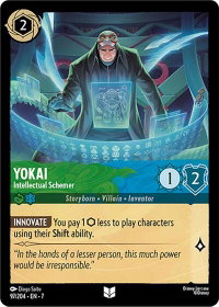 Yokai - Intellectual Schemer - Archazia's Island (7) #97/204 - Uncommon Disney Lorcana Trading Card