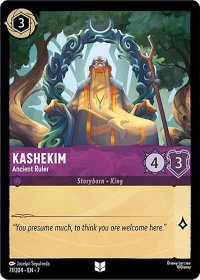 Kashekim - Ancient Ruler - Archazia's Island (7) #77/204 - Uncommon Disney Lorcana Trading Card