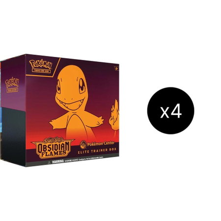 Obsidian Flames Pokemon Center Elite Trainer Box Case (Exclusive) - SV03: Obsidian Flames Pokémon trading card