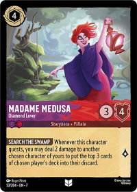 Madame Medusa - Diamond Lover - Archazia's Island (7) #53/204 - Uncommon Disney Lorcana Trading Card