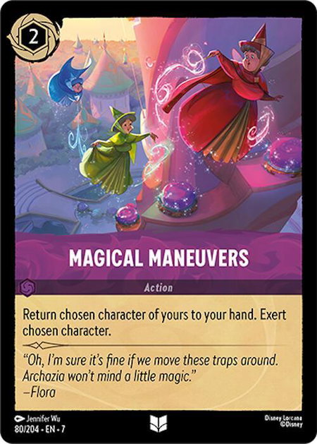 Magical Maneuvers - Archazia's Island Disney Lorcana trading card